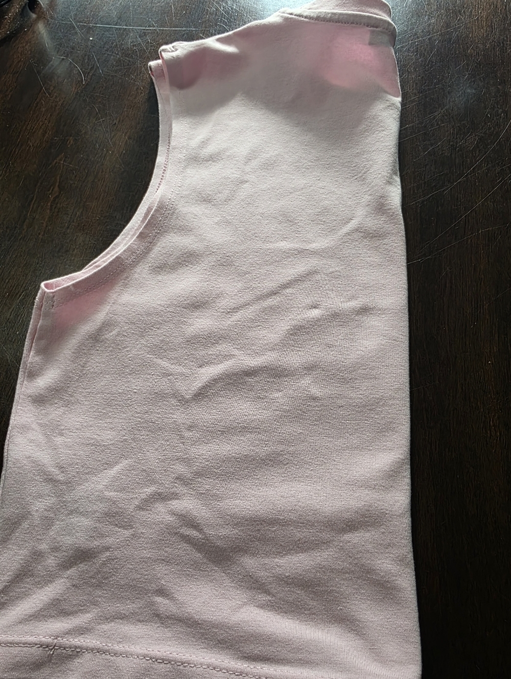 Zara Pale Pink Sleeveless Crop Tank - Picture 4 of 5
